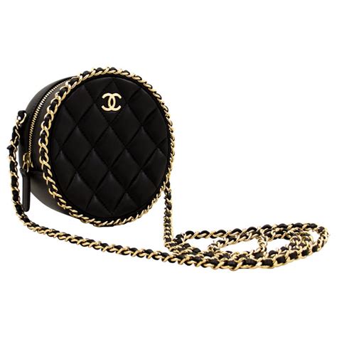 round chanel purse - small cross body chanel bag.